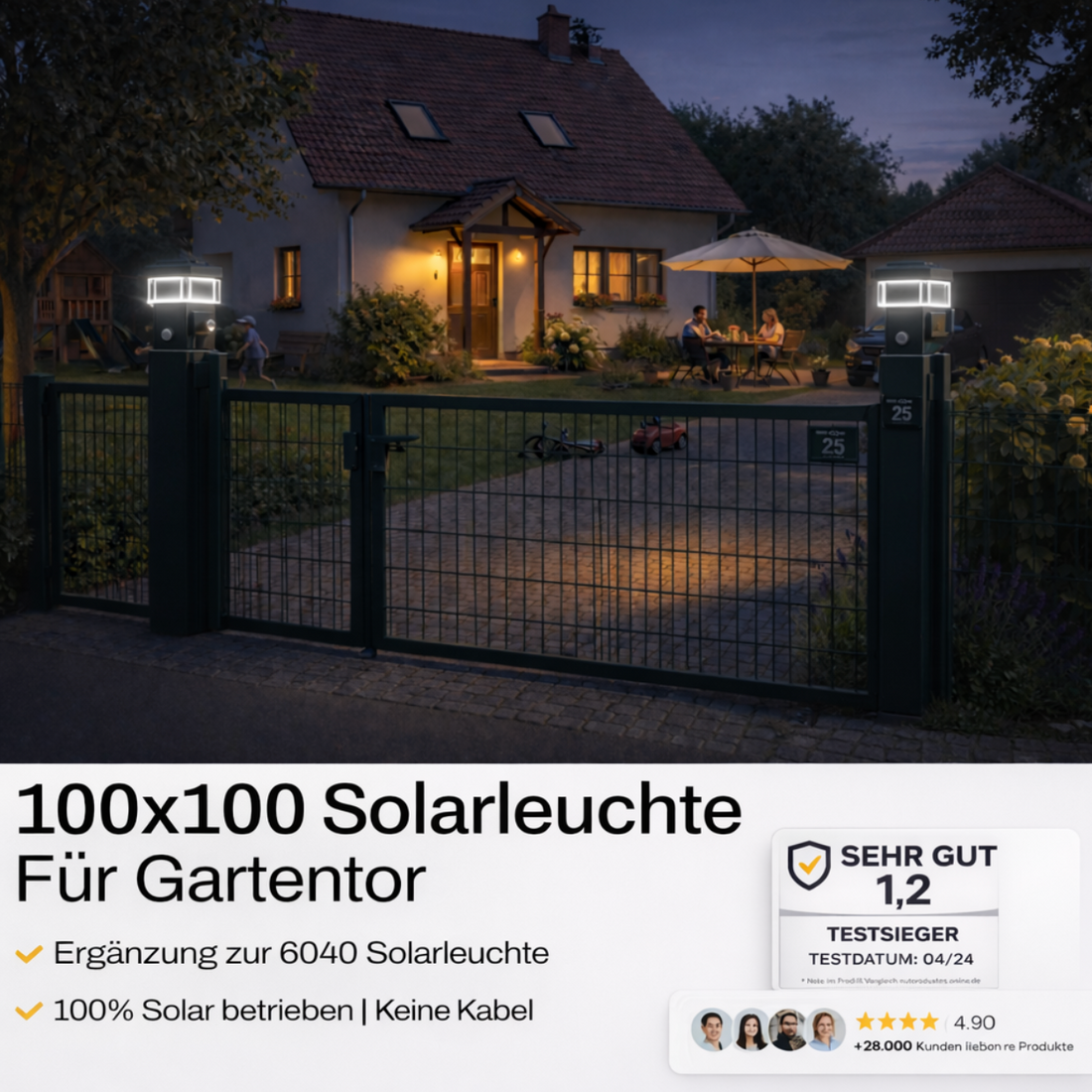 100x100 Světlo, sada 2 kusů