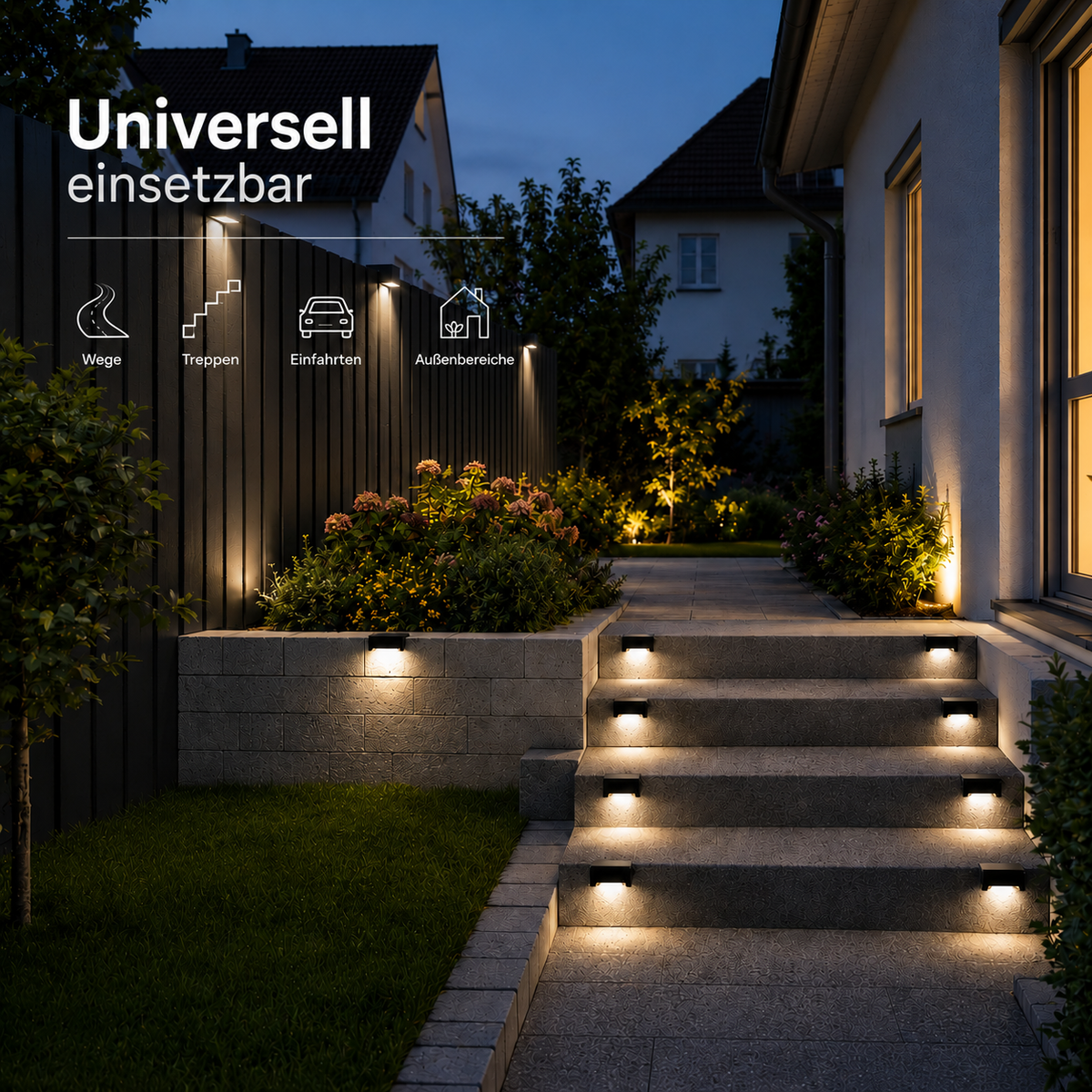 6040 Multi-Light - LED Solar Light in Cool White or Warm White